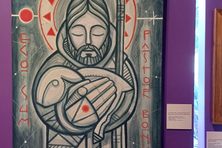 “Yo Soy el Buen Pastor Ego Sum Pastor Bonus” by Bernardo Ramonfaur.
