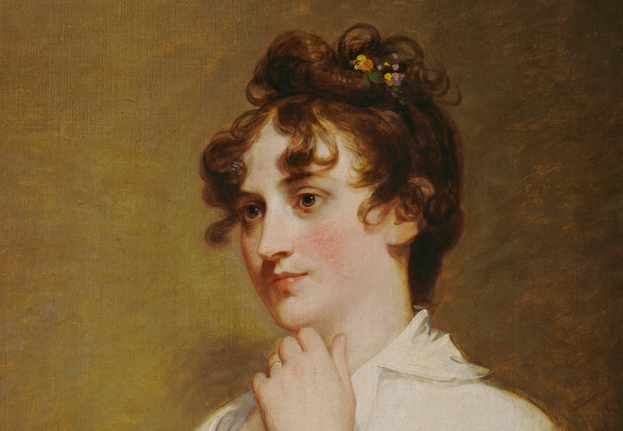 Eleanor Parke Custis Lewis wrote a letter that her famous grandmother, Martha Washington, sent for free.