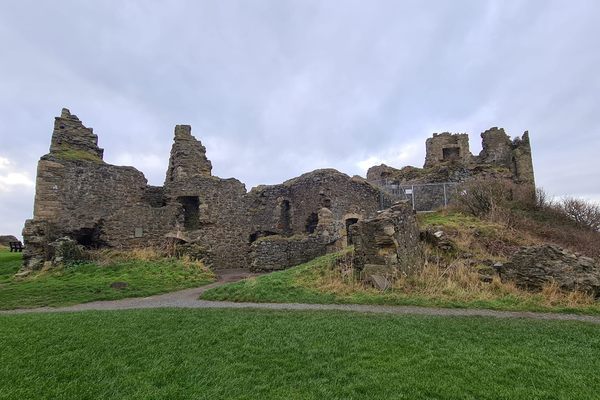 The remains of Dunure Castle
