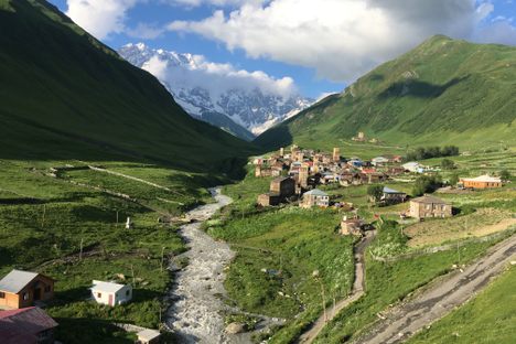 The sweeping mountains and climes of the Svaneti region.