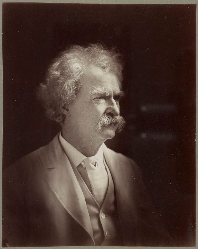 Mark Twain's earliest work was in the form of jests.