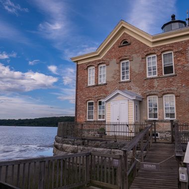 View of the lighthouse. 