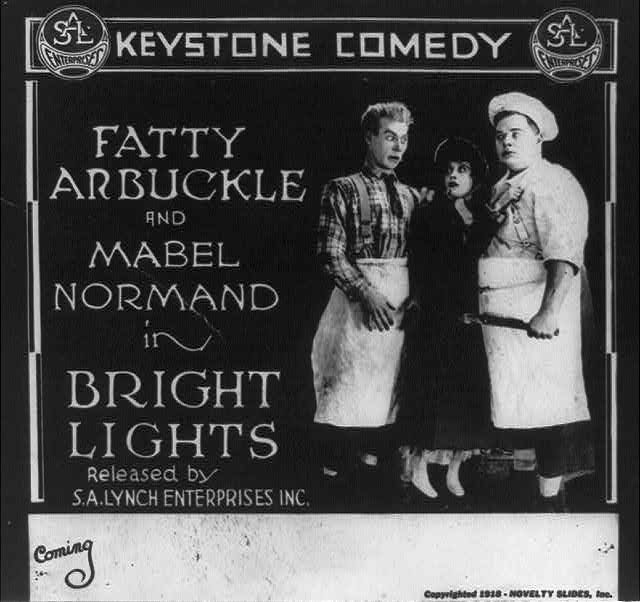 Two of Keystone's biggest stars, Fatty Arbuckle and Mabel Nomand, excelled in pie-throwing.