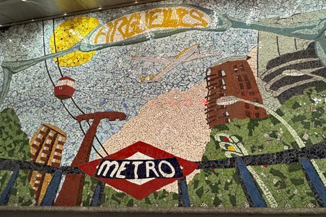 Mosaico Metro Argüelles
