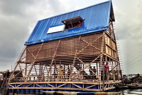 This Floating Schoolhouse Just Collapsed After a Heavy Storm