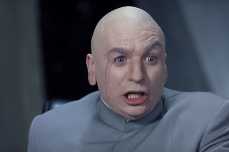 Dr. Evil's one wish: "..sharks with frickin laser beams attached".