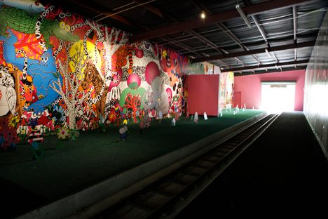 The tunnel of Hermann Park
