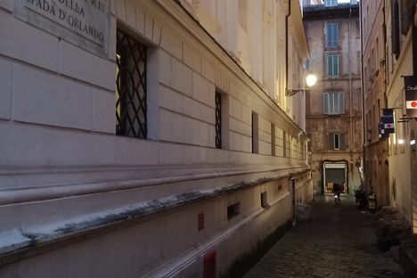 Vicolo della Spada d'Orlando, near the Pantheon