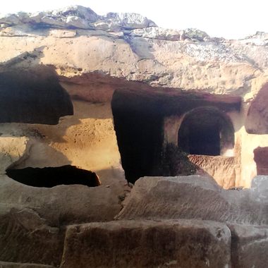 The catacombs.