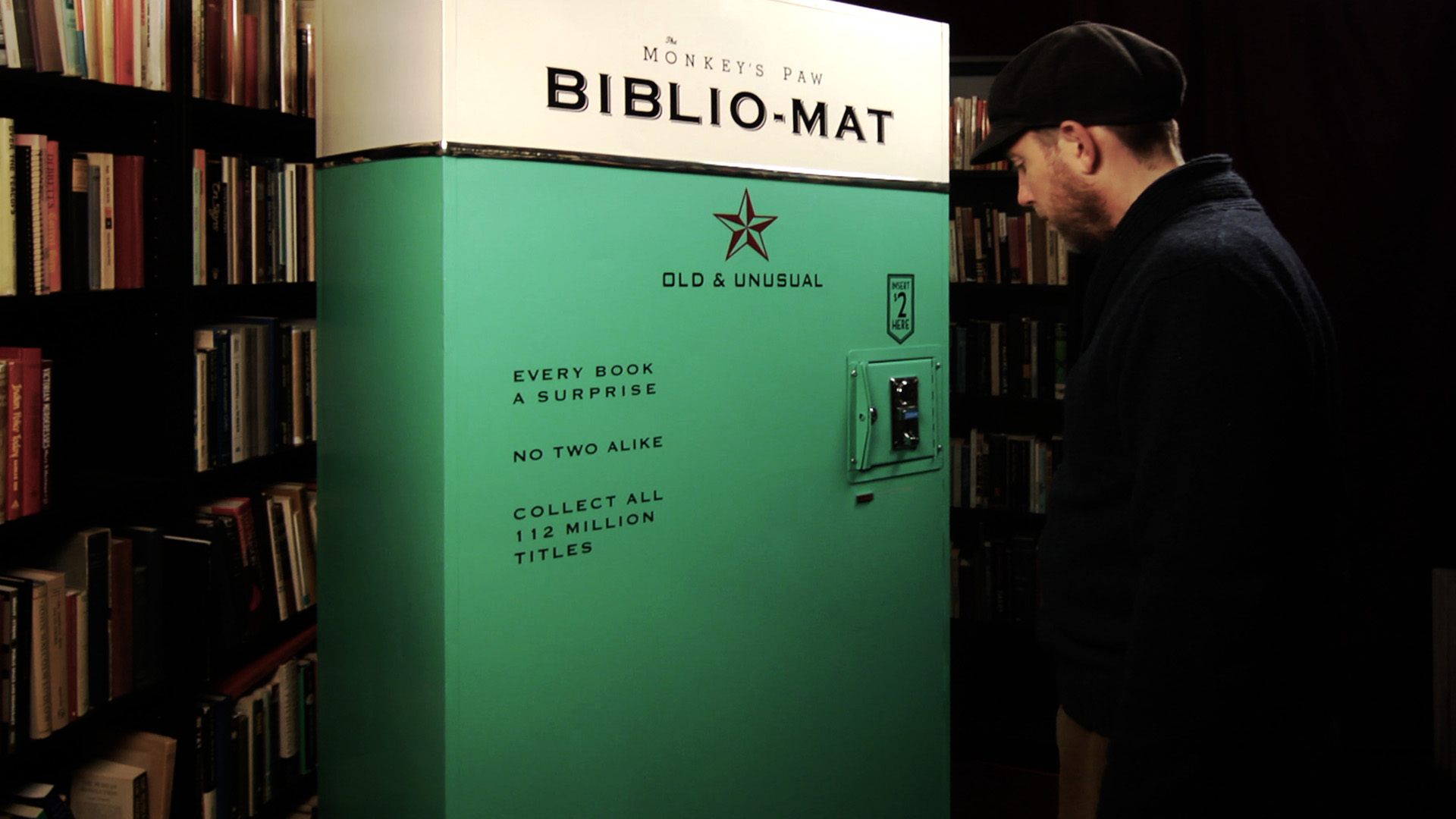This hyper-niche bookstore features rare and out-of-print literature as well as the world’s first random book-vending machine—the Biblio-Mat.