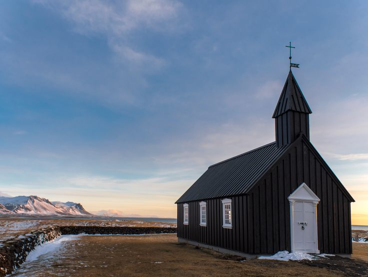 Búðir教堂，Snæfellsnes半岛