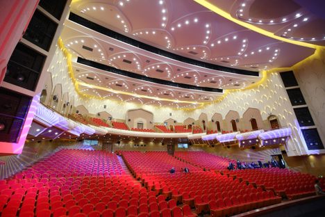Inside the opera house