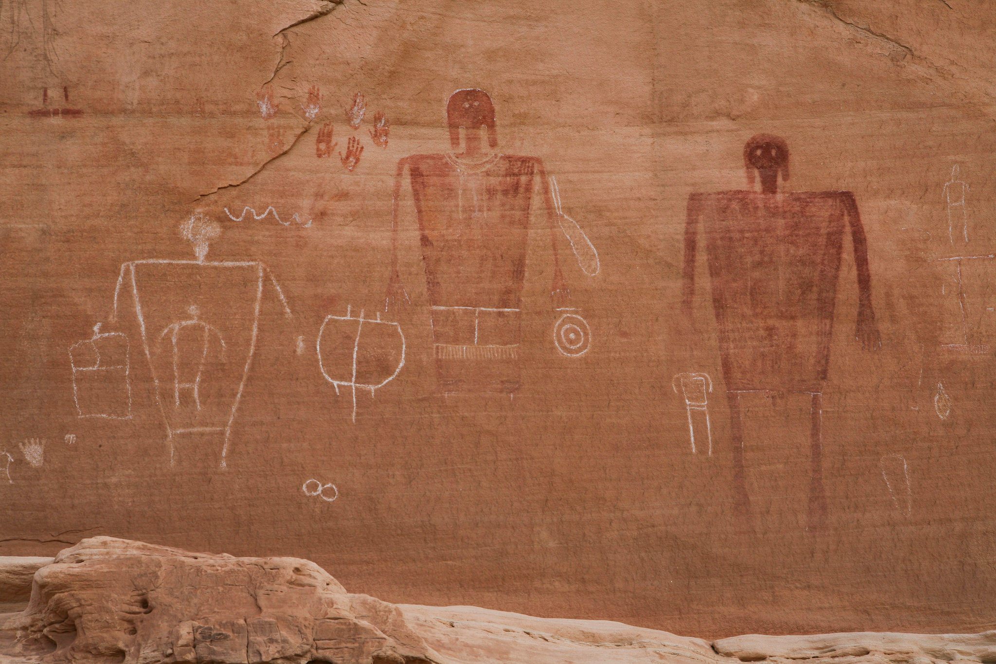 Petroglyphs in Grand Gulch.