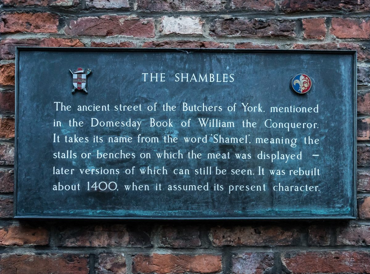 Shambles of York – York, England - Atlas Obscura