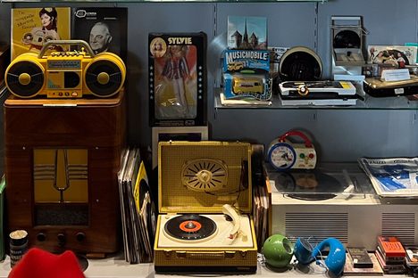 The Phono Museum features decades of different sound technology. 
