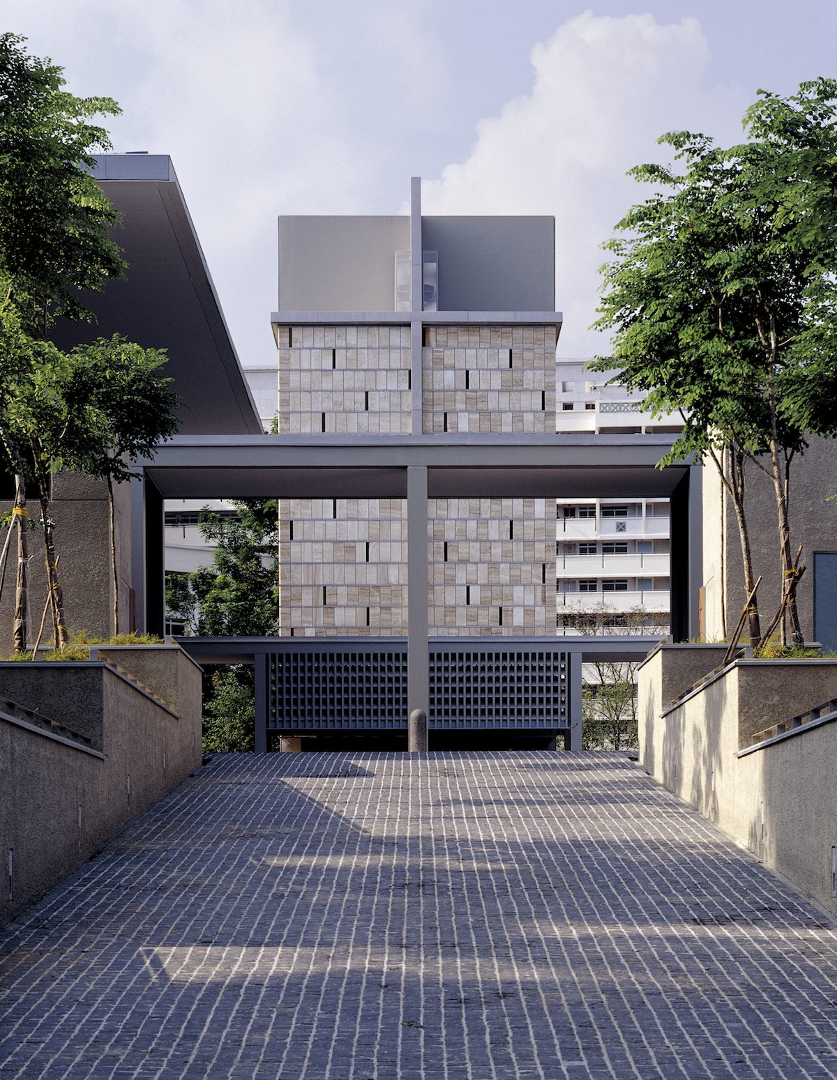 Church of St. Mary of the Angels, WOHA, 2003, Bukit Batok, Singapore.