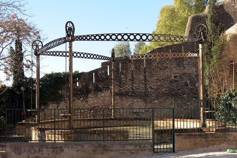 Old gas holder.