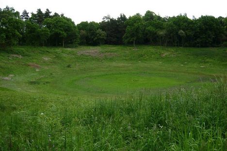 The Devil's Punchbowl, empty.
