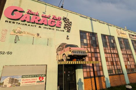Front of the club