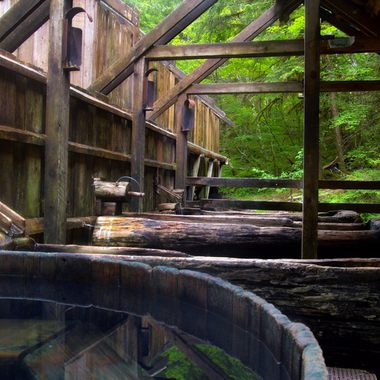 Group and private baths
