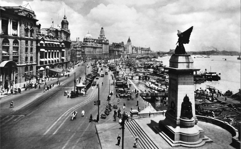 The Bund, Shanghai, 1928. 