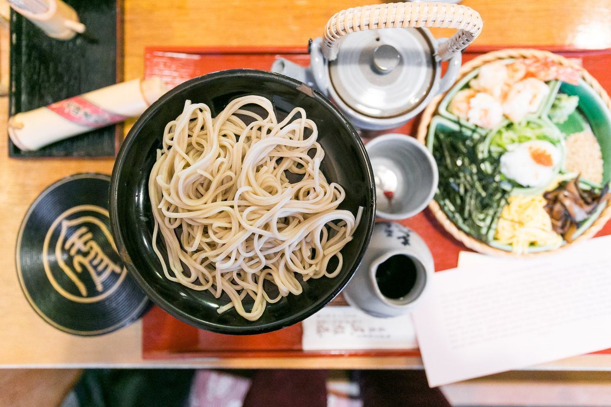 Honke Owariya, one of Kyoto's oldest dining establishments, provided soba noodles to temple priests and the Imperial Palace.