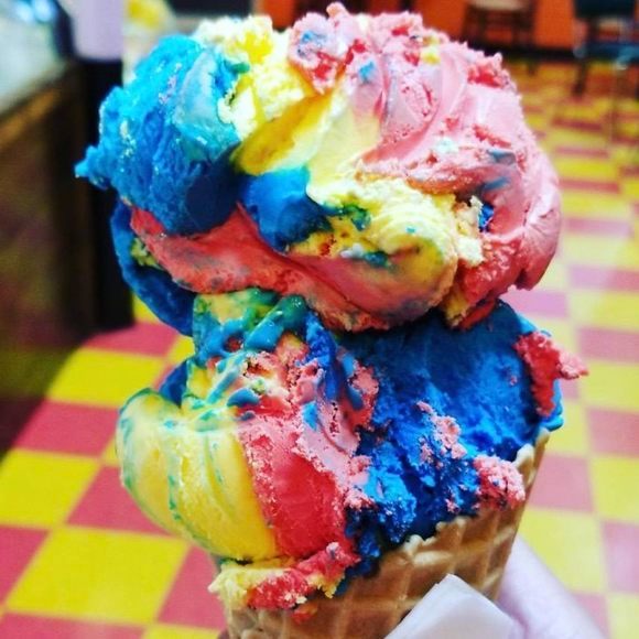 Different color clearance ice cream