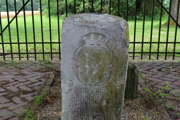 Mason-Dixon survey stone.