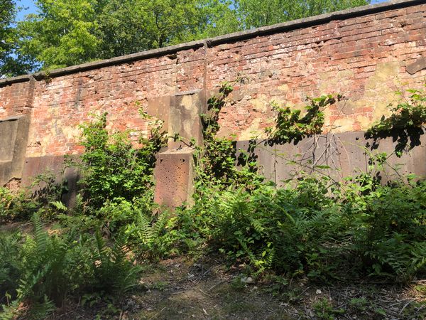 World War I Firing Walls in Aldershot, England