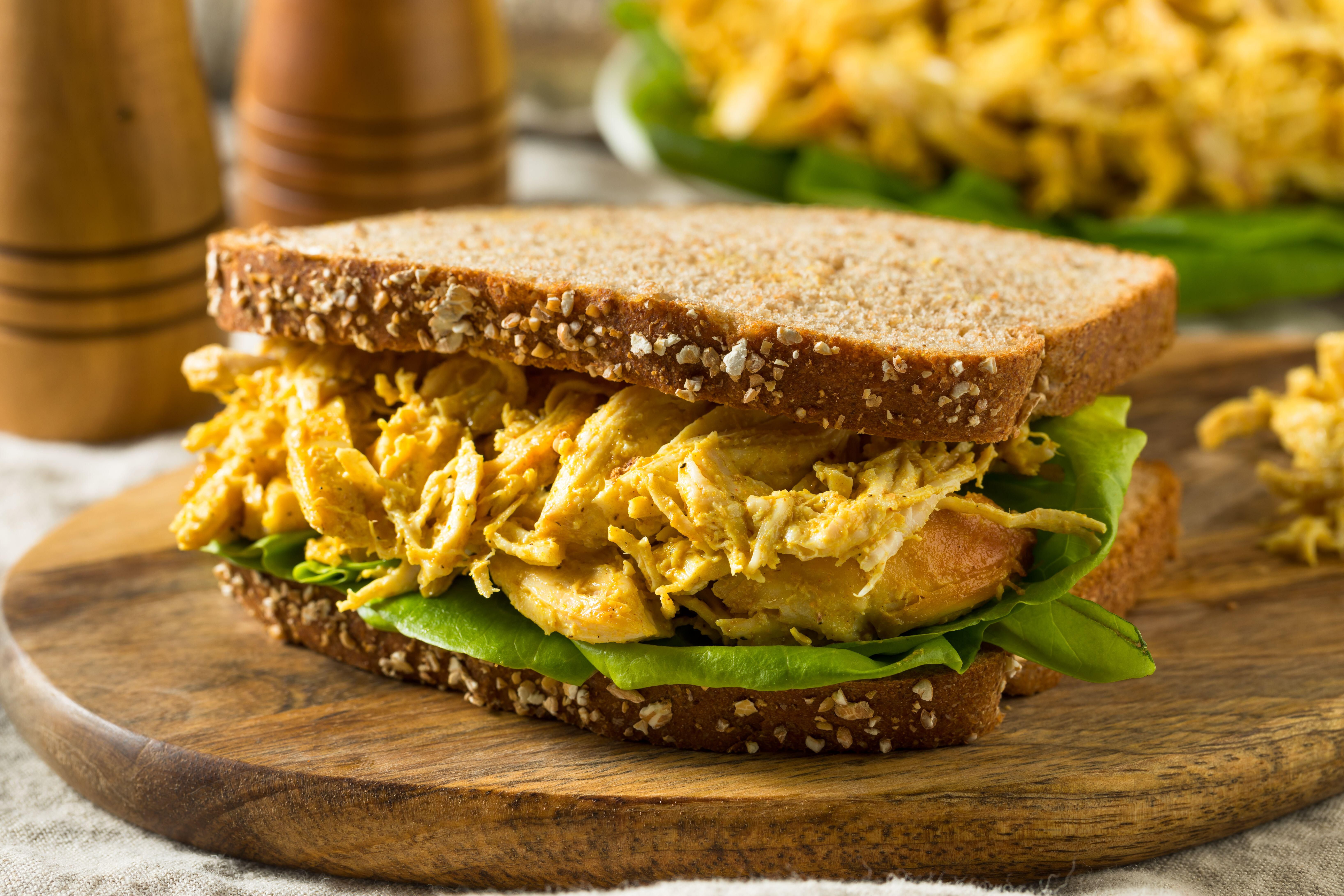 Today, coronation chicken is often used in sandwiches.