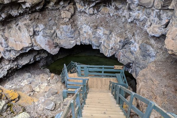 Entrance to the cave.