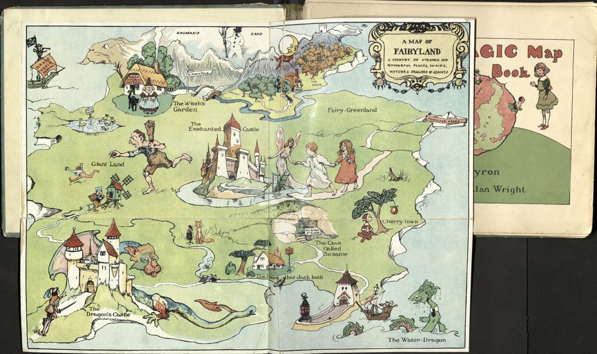 <em>The Magic Map Book</em>, May Byron, London, c. 1909.