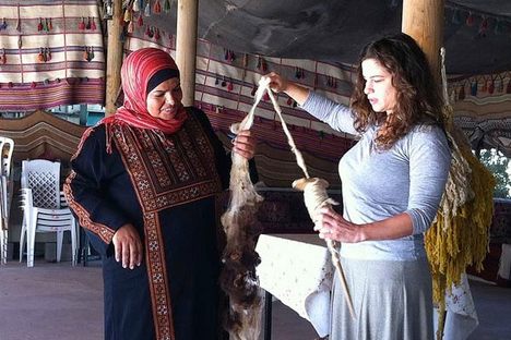 Desert weaving.