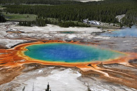 Stop Trespassing On Yellowstone's Grand Prismatic Spring