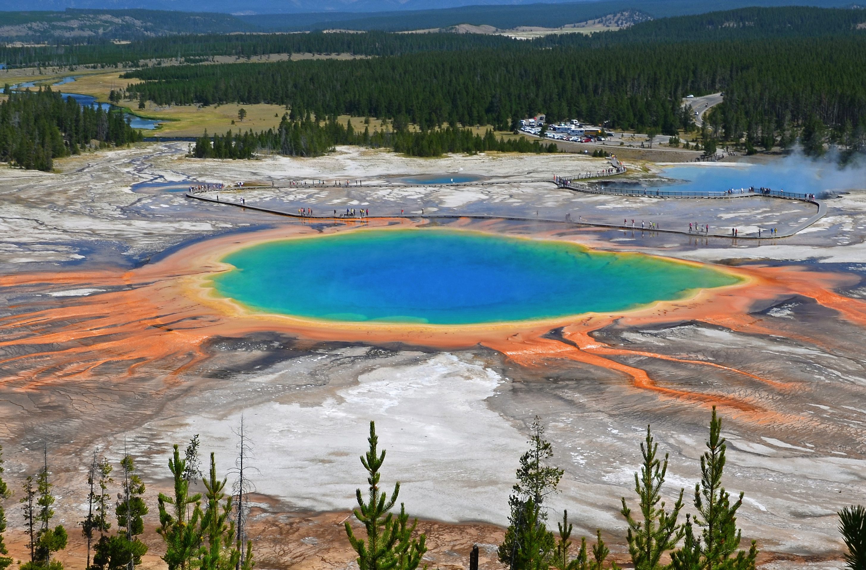 Grand Prismatic Spring.