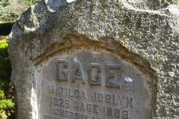 Headstone of Matilda Joslyn Gage.