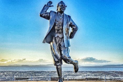 Eric Morecambe Bronze Statue