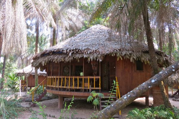 Cabin at Libassa Ecolodge.