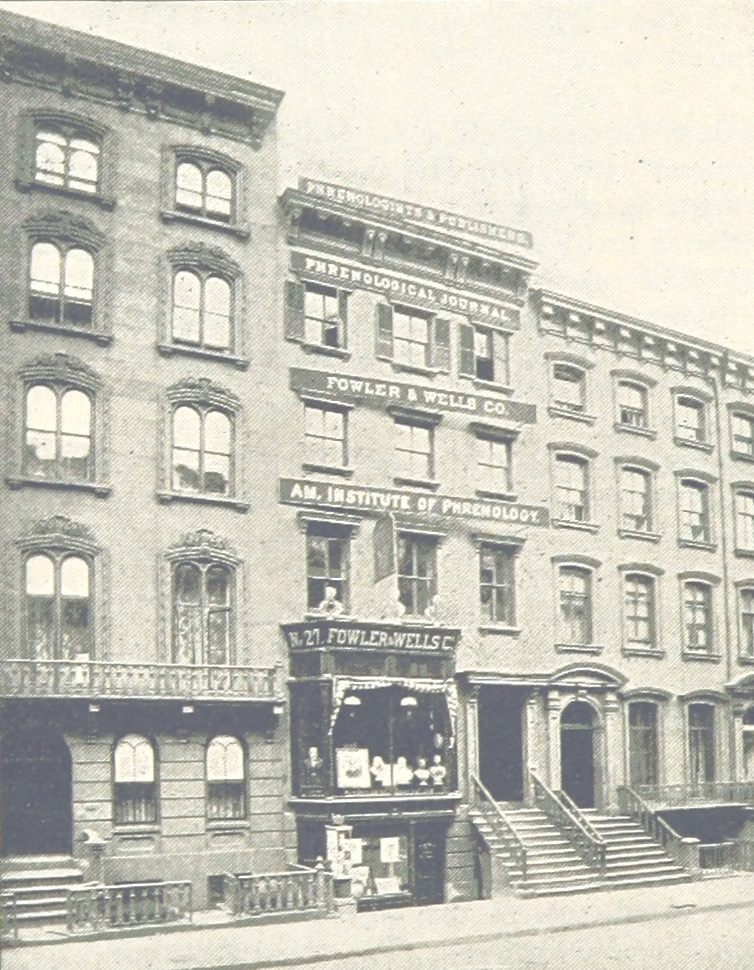 The American Institute of Phrenology in 1893, when it was located on 27th Street in Manhattan.