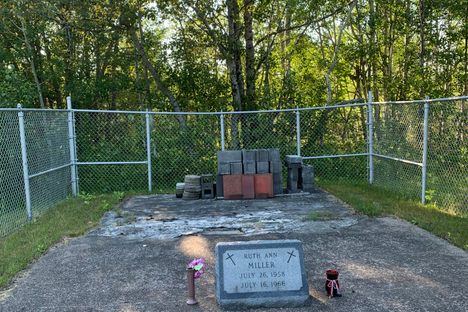 Ruth Ann Miller shrine stone  