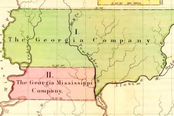 If not for the Yazoo Land Scandal, Greater Georgia might have encompassed most or all of the current states of Mississippi and Alabama. 