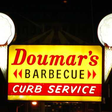 Doumar’s Barbecue, famous for its ice cream