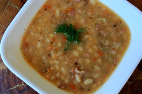 Bean soup has been served in the Senate dining room since time immemorial.