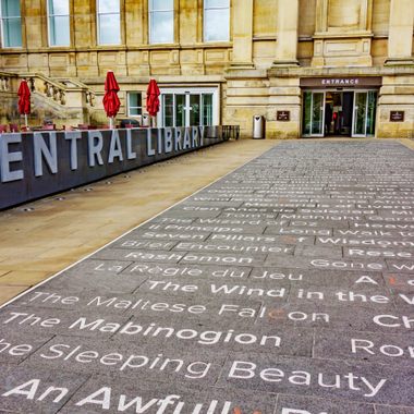 Entrance to Liverpool Central Library.