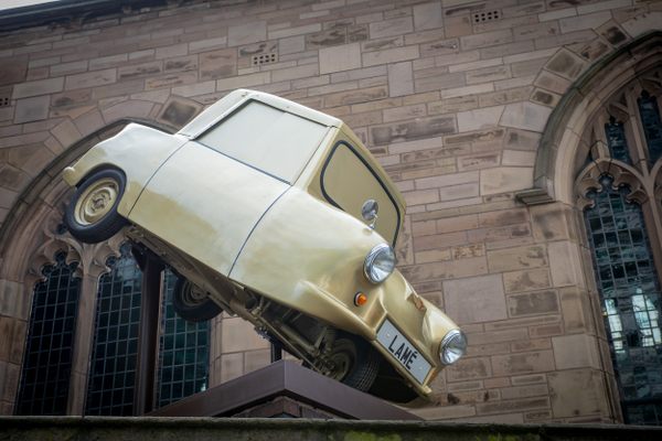 “Gold Lamé” by Tony Heaton on display in 2018.