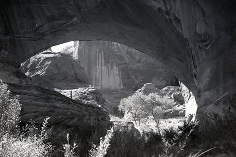 Gregory Natural Bridge in the 1940s