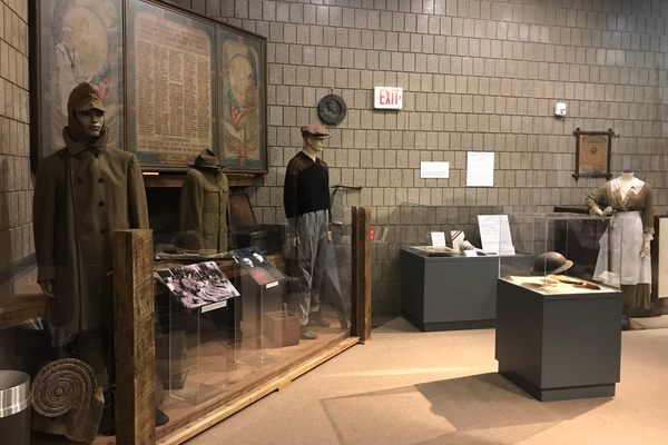 Stearns History Museum War Exhibit.