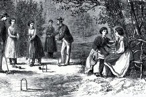 A polyamorous community, Oneida encouraged gathering with big outdoor and dining spaces.