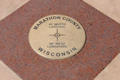 45 X 90 Geographical Marker