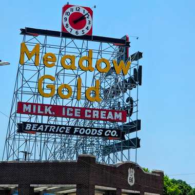 The Meadow Gold Sign